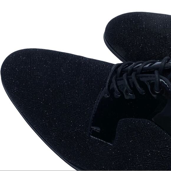Aldo Mens 12 Dress Shoe Formal Patent tie shine sparkle Classic Aloalian 92 - Picture 4 of 15